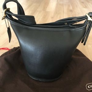 Small Coach bucket purse